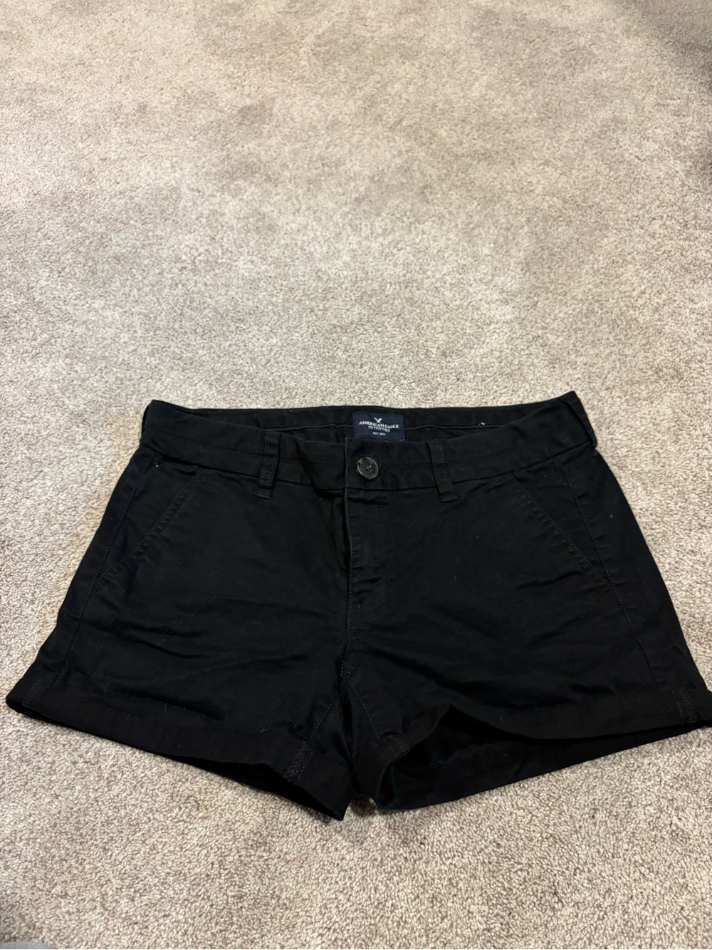 American Eagle Outfitters Black Women's Cargo Shorts